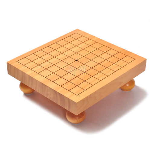 御雅儿童围棋教学练习迷你小棋盘新榧木/竹质5路7路9路13路可定制 - 图1