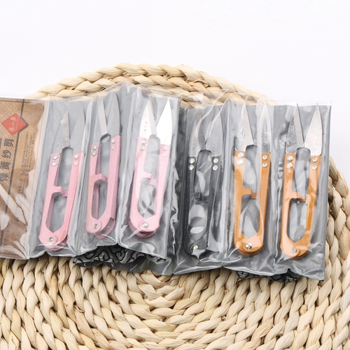 Чжан Сяокван Небольшой марлевой сдвиг срезание головки Небольшой ножницы поперечная вышивка из углеродистой стали с углеродистой сталь