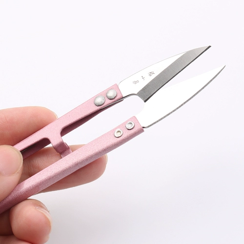 Чжан Сяокван Небольшой марлевой сдвиг срезание головки Небольшой ножницы поперечная вышивка из углеродистой стали с углеродистой сталь