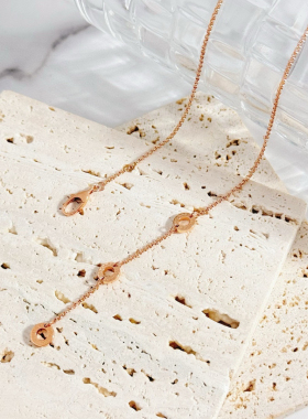 Bvlgari宝格丽玫瑰金小蛮腰项链 正品保真 支持鉴定