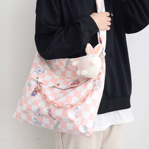 Японская сумка для телефона для школьников, свежая вместительная и большая сумка для учебы