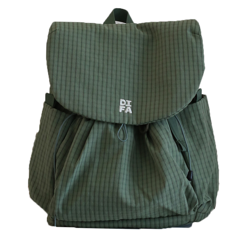 小型双肩包女2025新款旅游抽绳小众书包女轻便大学生上课通勤背包 - 图3