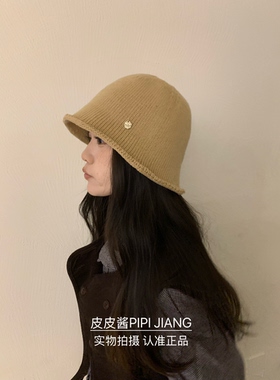 秋冬针织渔夫帽女显脸小百搭