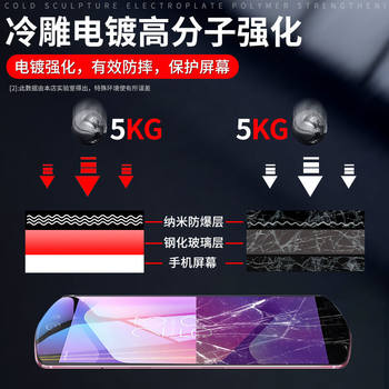 ເຫມາະສໍາລັບ Meitu t9 tempered film t8s hydrogel film t8 mobile phone film m8 protective film v6 film m8s anti-fall and explosion-proof full-screen edge-less white edge blue light meitu