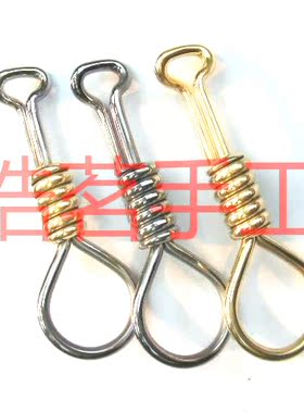 创意纯手工不锈钢4男士钥匙扣