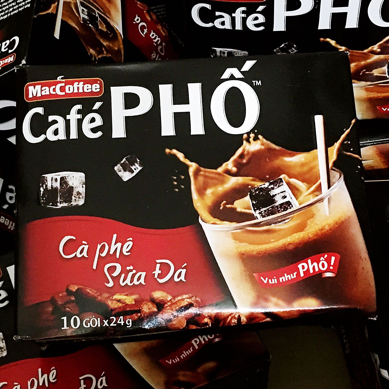 越南 特产冰咖啡240g Mac CafePHO 特浓纯香速溶三合一牛奶东南亚