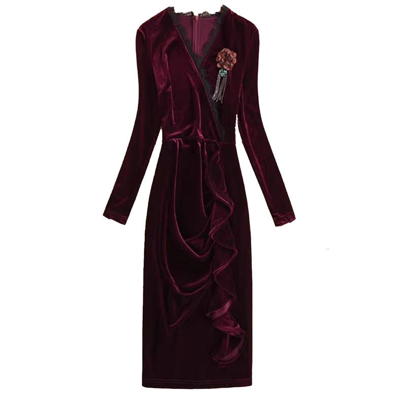 喜婆婆婚宴装女高端妈妈结婚礼服2024年时尚洋气高贵年轻款连衣裙