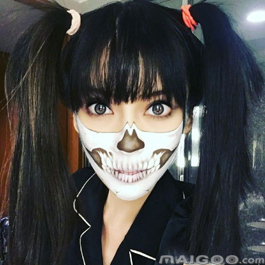 cosplay白色色粉底膏黑色绿色紫色万圣节艺伎妆吸血鬼遮瑕膏高光