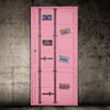 American container interior door wrought iron industrial style retro