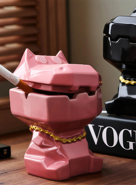 河马烟灰缸家居装饰品个性摆件