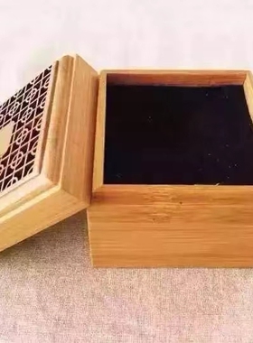 竹制寺院出行车载复古怀旧