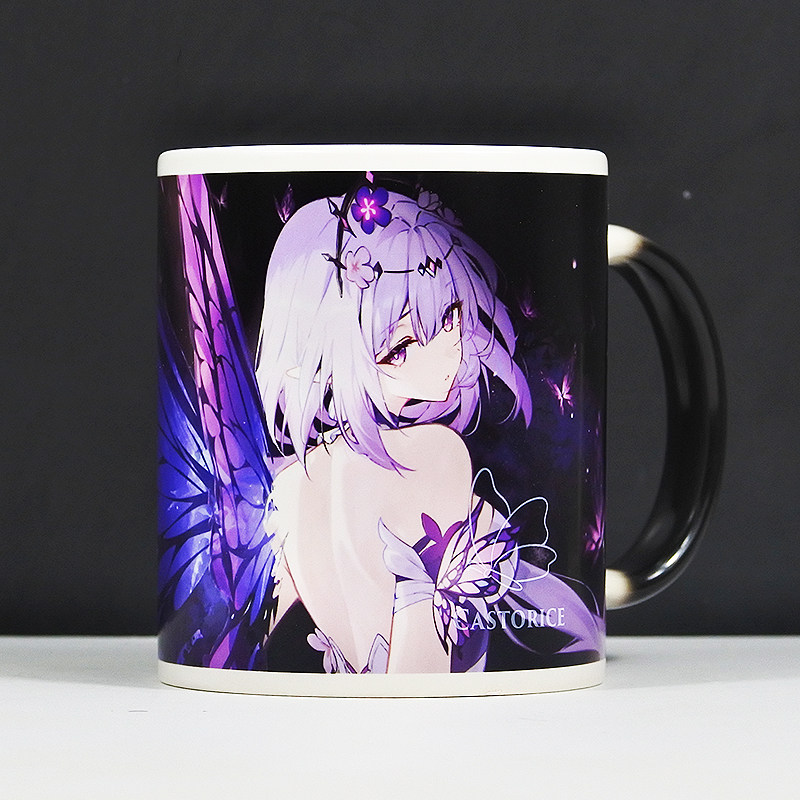 遐蝶周边变色杯双层图案 遐蝶水杯 动漫游戏陶瓷马克杯子送礼,淘宝优惠券,粉丝福利购,淘宝优惠卷