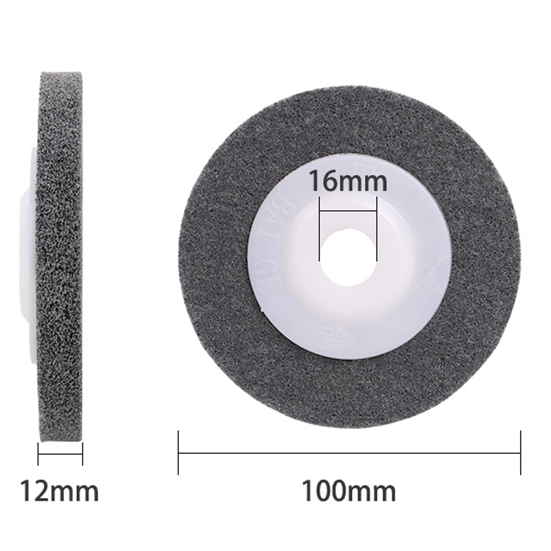 耐用白鸽灰色纤维轮尼龙轮不锈钢抛光片打磨片角磨机抛光轮拉丝轮 - 图3