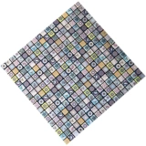 Металлическая самоклеющаяся мозаика в форме цветка, обои на стену из нержавеющей стали