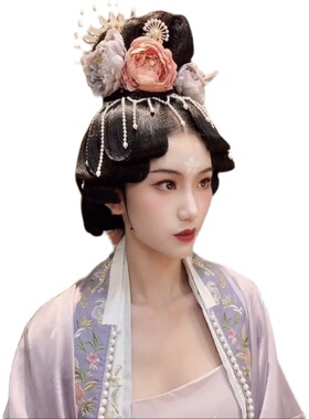 仿李端珍珠围髻璎珞发簪DIY