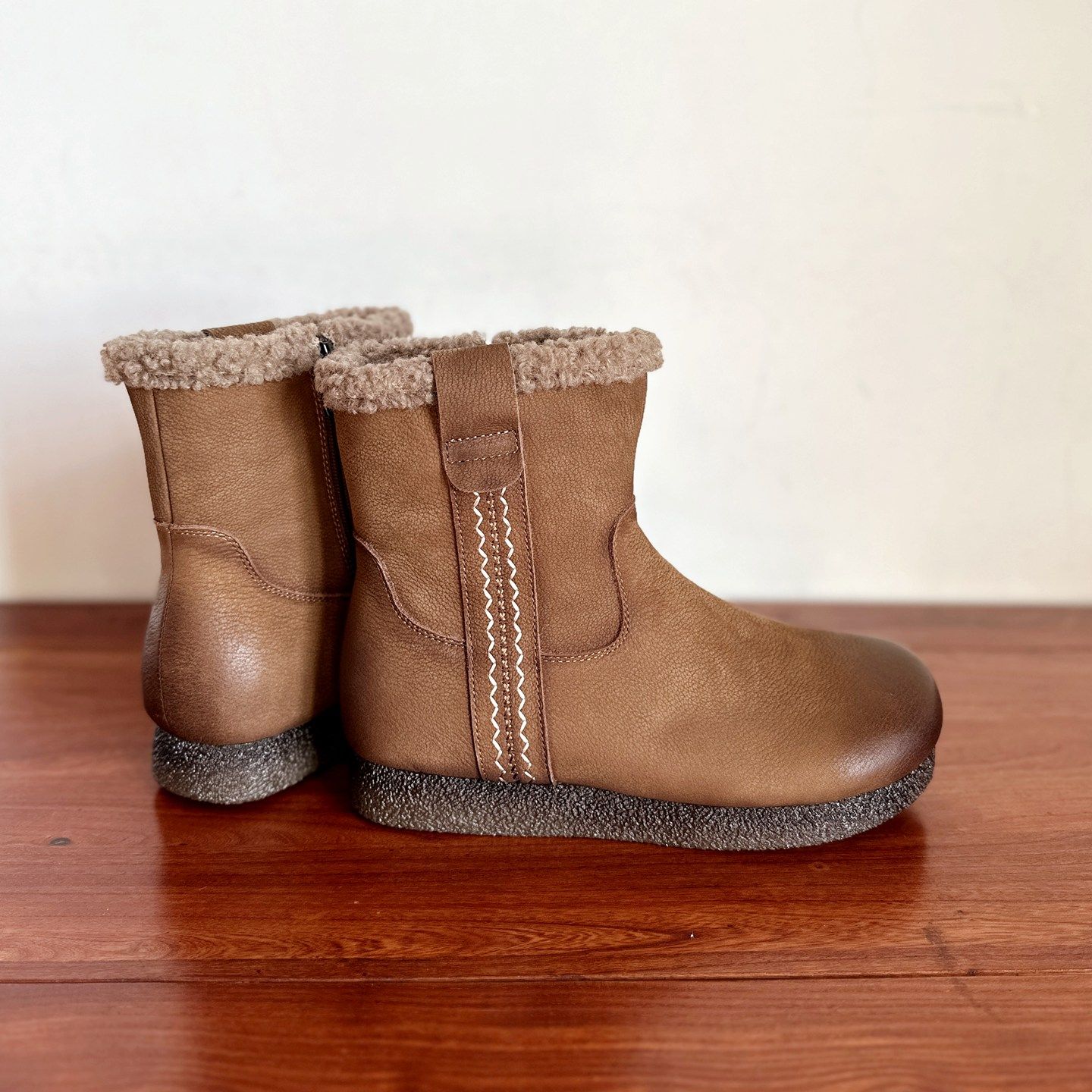 【烁掌柜】2025冬复古风手工真皮女靴头层牛皮加厚保暖棉靴雪地靴,淘宝优惠券,粉丝福利购,淘宝优惠卷