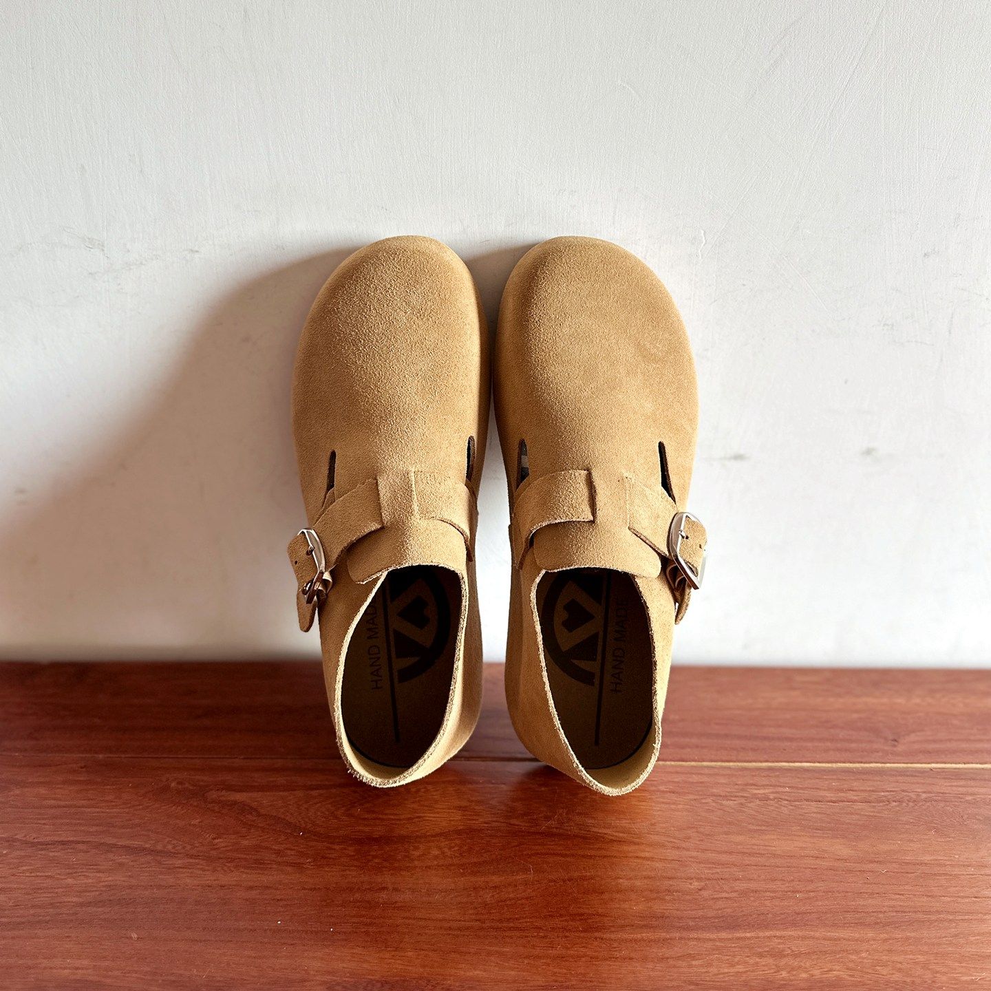 【烁掌柜】日系复古风舒适森女鞋磨砂牛皮平底圆头勃肯鞋软底单鞋,淘宝优惠券,粉丝福利购,淘宝优惠卷