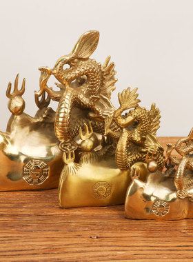 铜避火龙 黄铜避火龙化解乾位家居工艺品礼品摆件