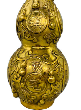 厂一体铜葫芦摆件八卦黄铜八卦葫芦家居工艺品