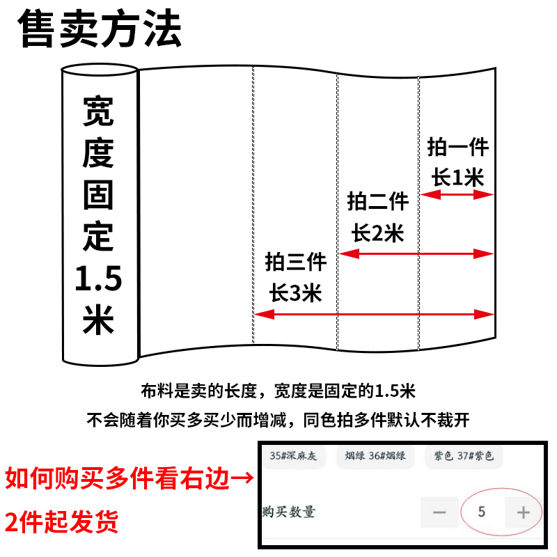 雪纺布料面料夏季不透垂感裙布服装里衬白色黑色纱布裙子内衬布料