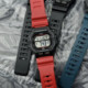 CASIO Casio small square watch men's retro student sports function WS-1400H-4A