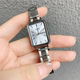 Casio Casio watch women's small square light luxury niche ins style student model electronic LTP-V009D-4E