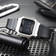 Casio watch CASIO W-217HM-7B trendy outdoor sports electronic watch retro waterproof small square watch