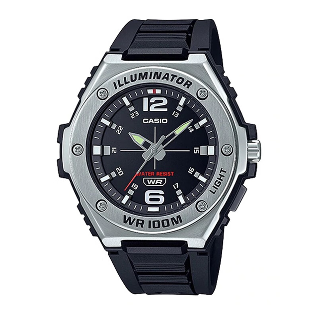 Casio watch men's steel heart student sports waterproof watch MWA-100H-1A