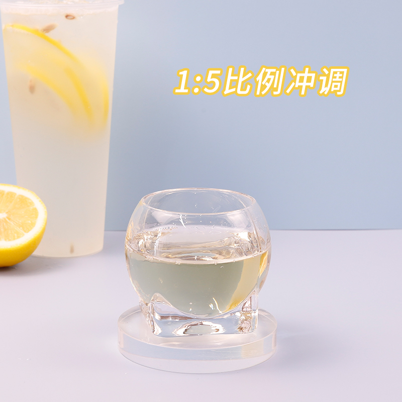 德馨果蜜1.32kg柠檬水专用糖浆手打柠檬茶伴侣浓缩果汁奶茶店商用 - 图0