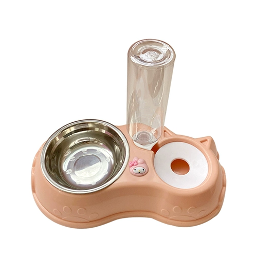 Собачья бассейн для собачья чаша напиток вода интегрированная кошачья чаша кошка миска Любовь домашние животные Авто напиток вода собаки плюшевые кошки продукты