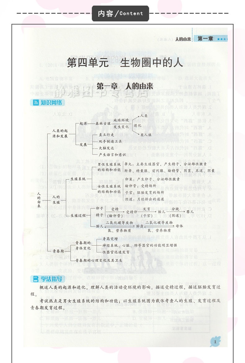 包邮人教版生物能力培养7七年级下册与人教版生物课本配套使用人教版生物能力培养初一下册七7年级下册辽海出版社【含答案】