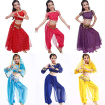 Childrens belly dance practice Gongfu India dance to dress girl clothes with new set of 61 less children ethnic performances