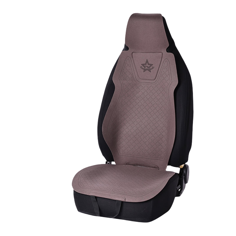 夏季汽车坐垫单片主驾驶薄四季通用翻毛皮透气马鞍垫座套后排座垫