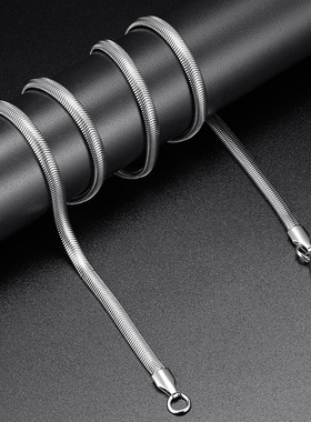 项链男潮高级小众素链细运动高街