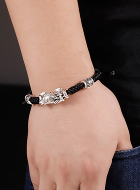 貔貅编织手链男士ins小众高级感