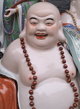 手工家居店铺办公室招财笑佛装饰