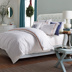 Bộ đồ giường khách sạn năm sao màu trắng satin satin khách sạn giường và bữa sáng khách sạn tùy chỉnh bốn mảnh - Bộ đồ giường bốn mảnh chăn đệm Bộ đồ giường bốn mảnh