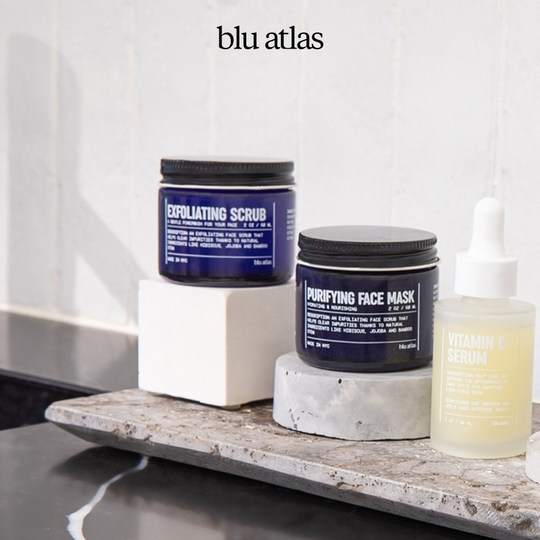 BluAtlas Exfoliating Brightening Facial Scrub