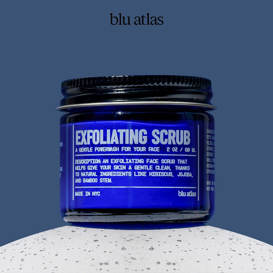 BluAtlas Exfoliating Brightening Facial Scrub