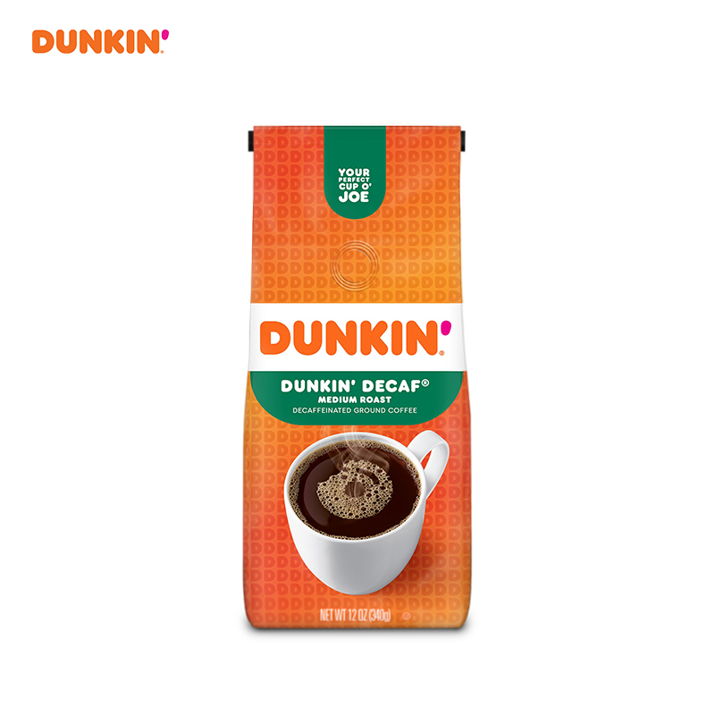 Dunkin' Donuts-唐恩都乐 DECAF无咖啡因美式中度烘焙咖啡粉340g-图2