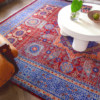 Visual taste Afghanistan imported hand-knotted wool carpet classic geometric retro living room carpet 3510