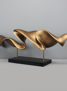 售楼处雕塑大摆件玻璃钢家居饰品