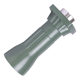 Equipped with 65A electric pick trumpet aluminum head 65A aluminum front nozzle 8 cm hole 10 cm hole large electric pick aluminum head electric pick accessories