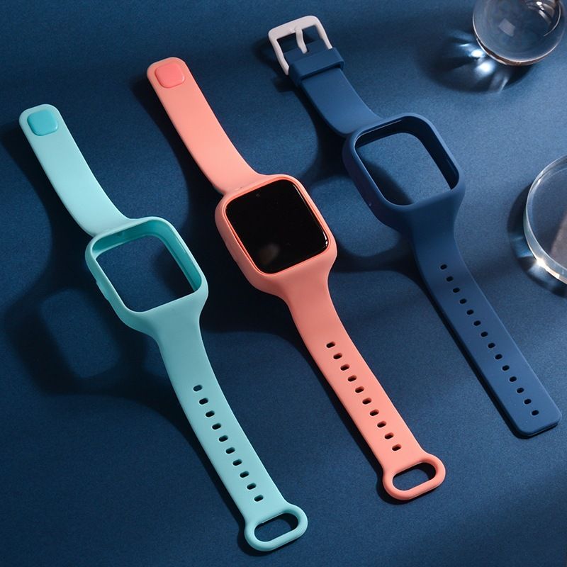 适用米兔儿童电话手表表带2S/4C/5C/6C/5X/C7A/7X硅胶替换腕带链 - 图1