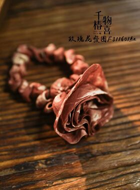 原创设计复古刺绣文艺范发圈