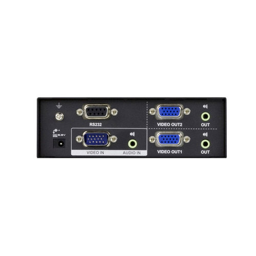 ATEN/宏正 VS0102 一分二视频分配器 450MHZ 支持音频 RS232口 - 图2