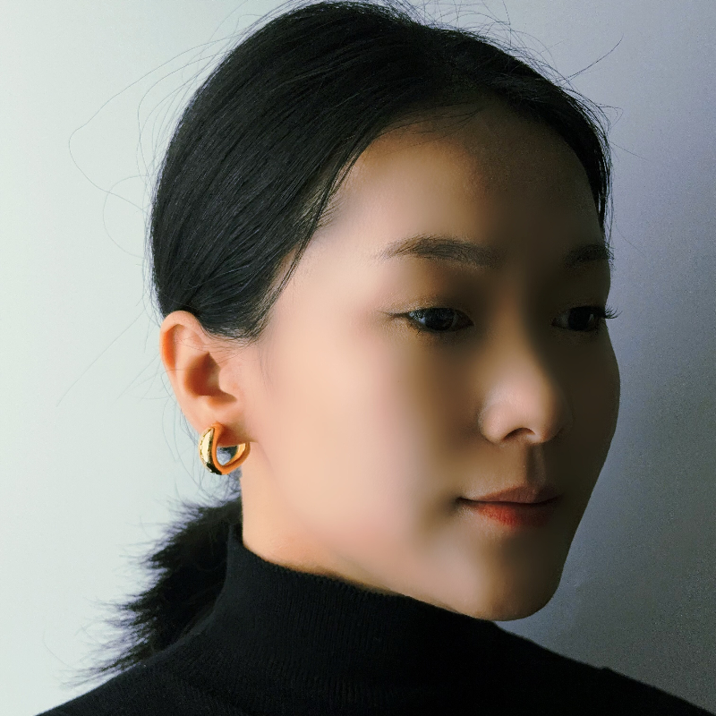 WZ&SILVER设计师款通体S925银镶钻耳圈重工高级百搭时尚简约,淘宝优惠券,粉丝福利购,淘宝优惠卷