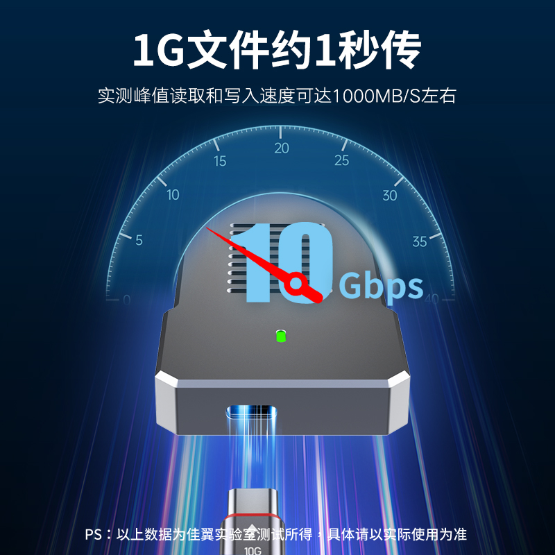 JEYI佳翼巨无霸M.2固态NVME22110移动硬盘盒外接typec ssd读取器 - 图2