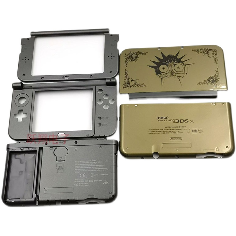 NEW3DSLL机壳 NEW3DSXL替换壳外壳 ABCDE外壳5件套 新大三电池盖 - 图3