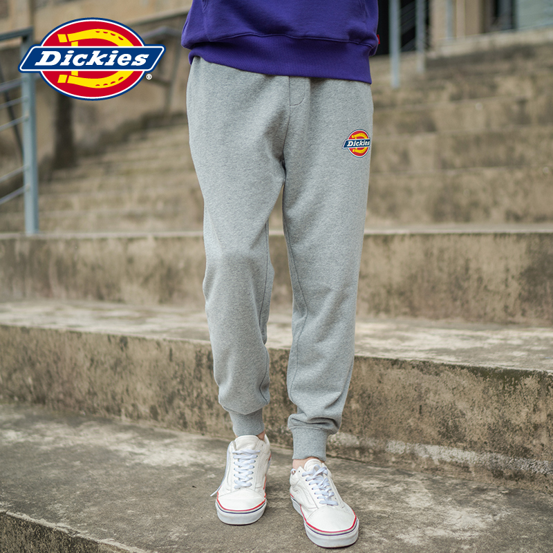 dickies情侣款印花抽绳秋季长裤子 dickies卫裤
